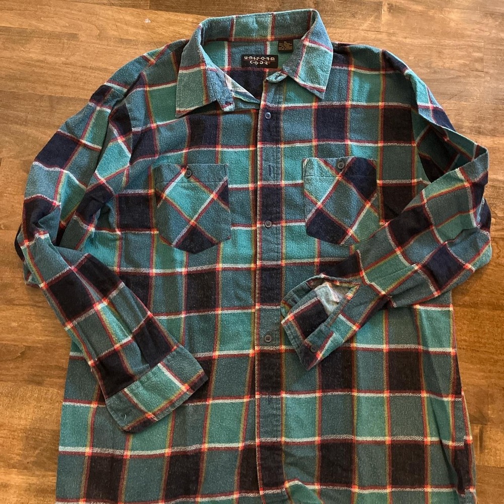 Vintage flannel button up shirt